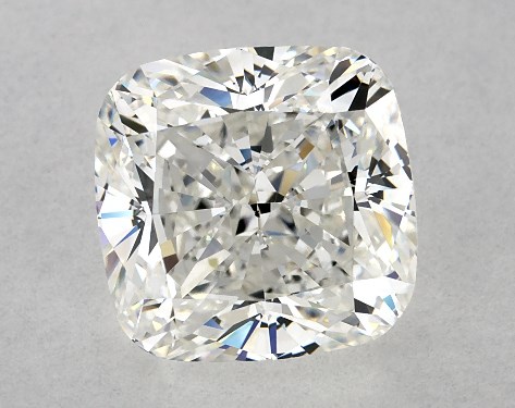 GIA 3.50 Carat H-VS2 Ideal Cut Cushion Modified Diamond